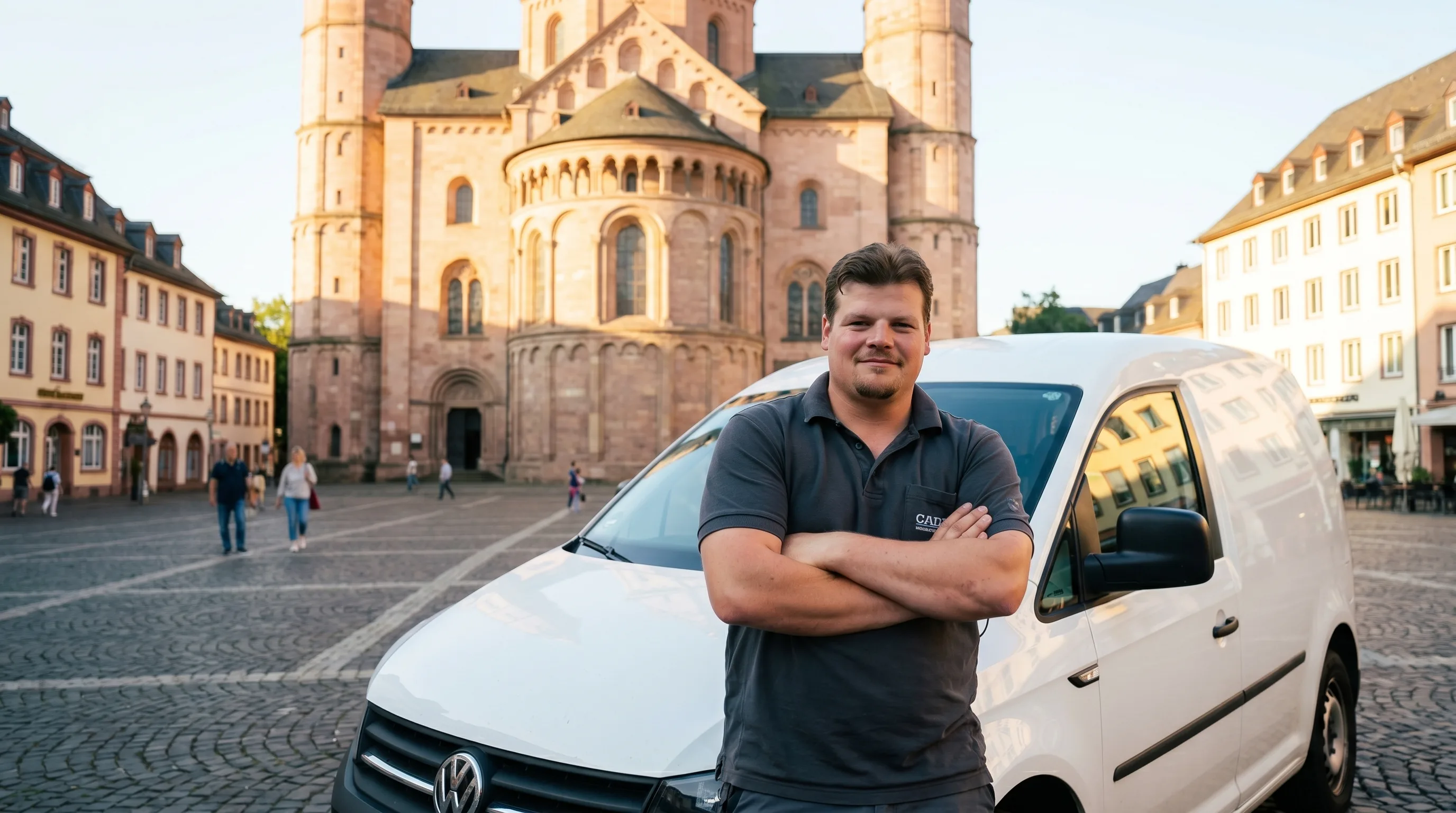 Jannik Jocher · Schlüsseldienst Mainz-Bingen · vor dem Mainzer Dom